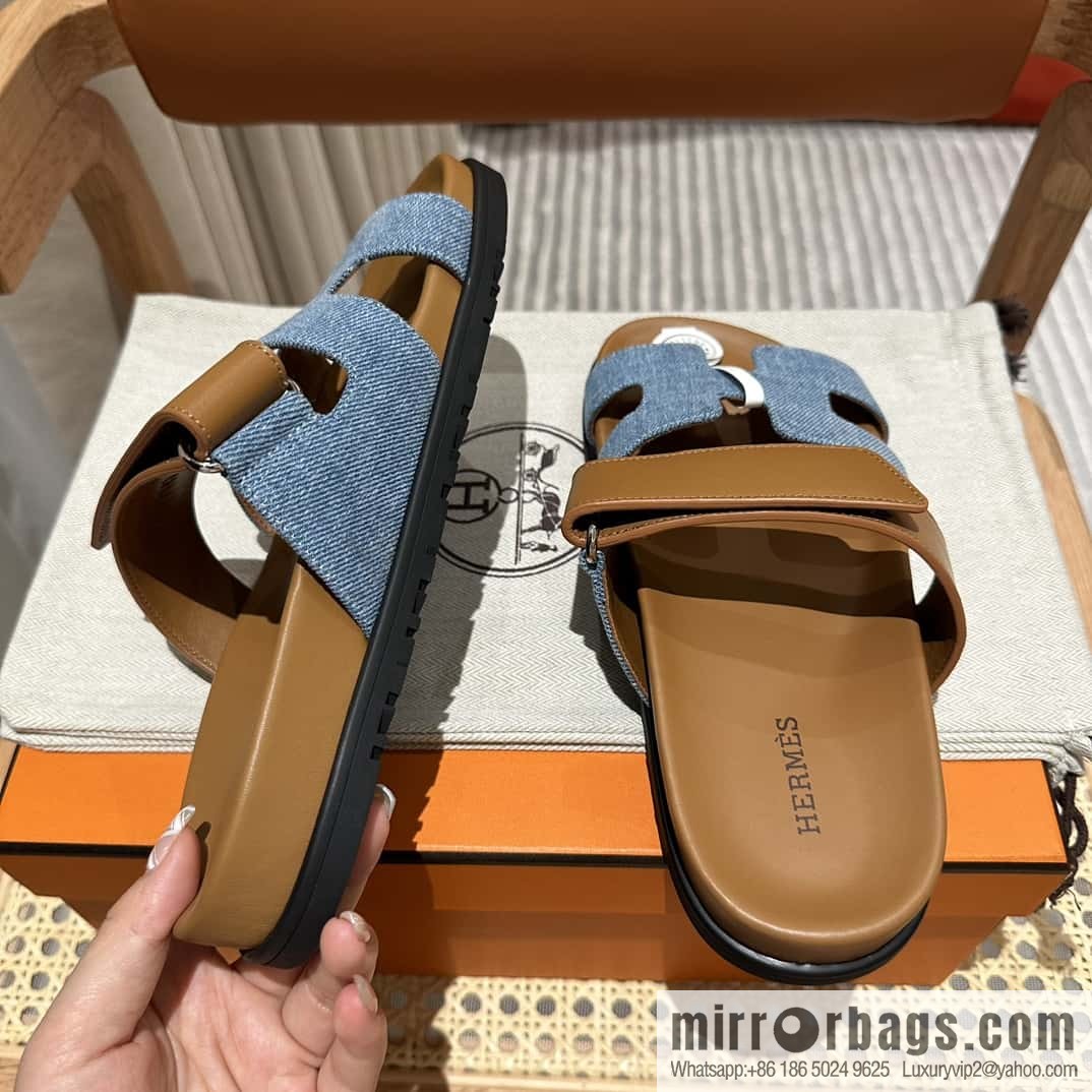 Hermès second uncle shoes 🐎🐎 denim