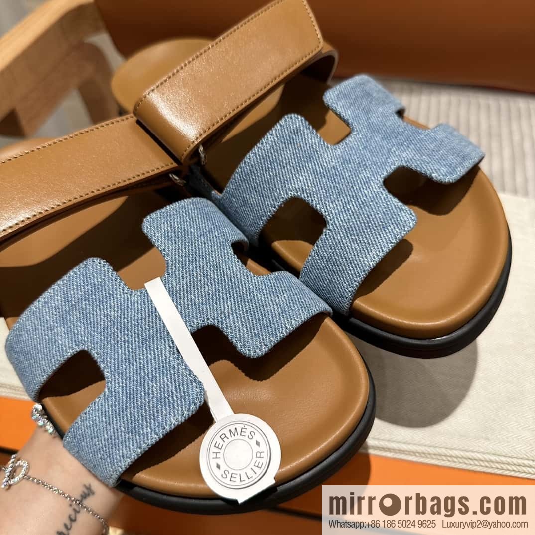 Hermès second uncle shoes 🐎🐎 denim