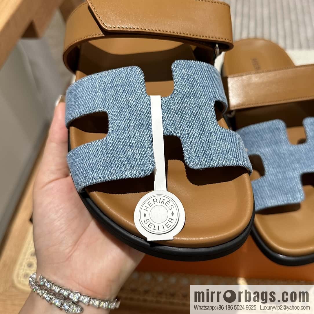 Hermès second uncle shoes 🐎🐎 denim