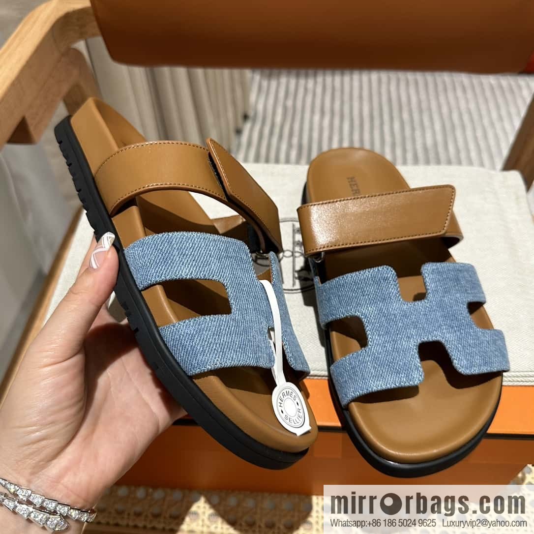 Hermès second uncle shoes 🐎🐎 denim