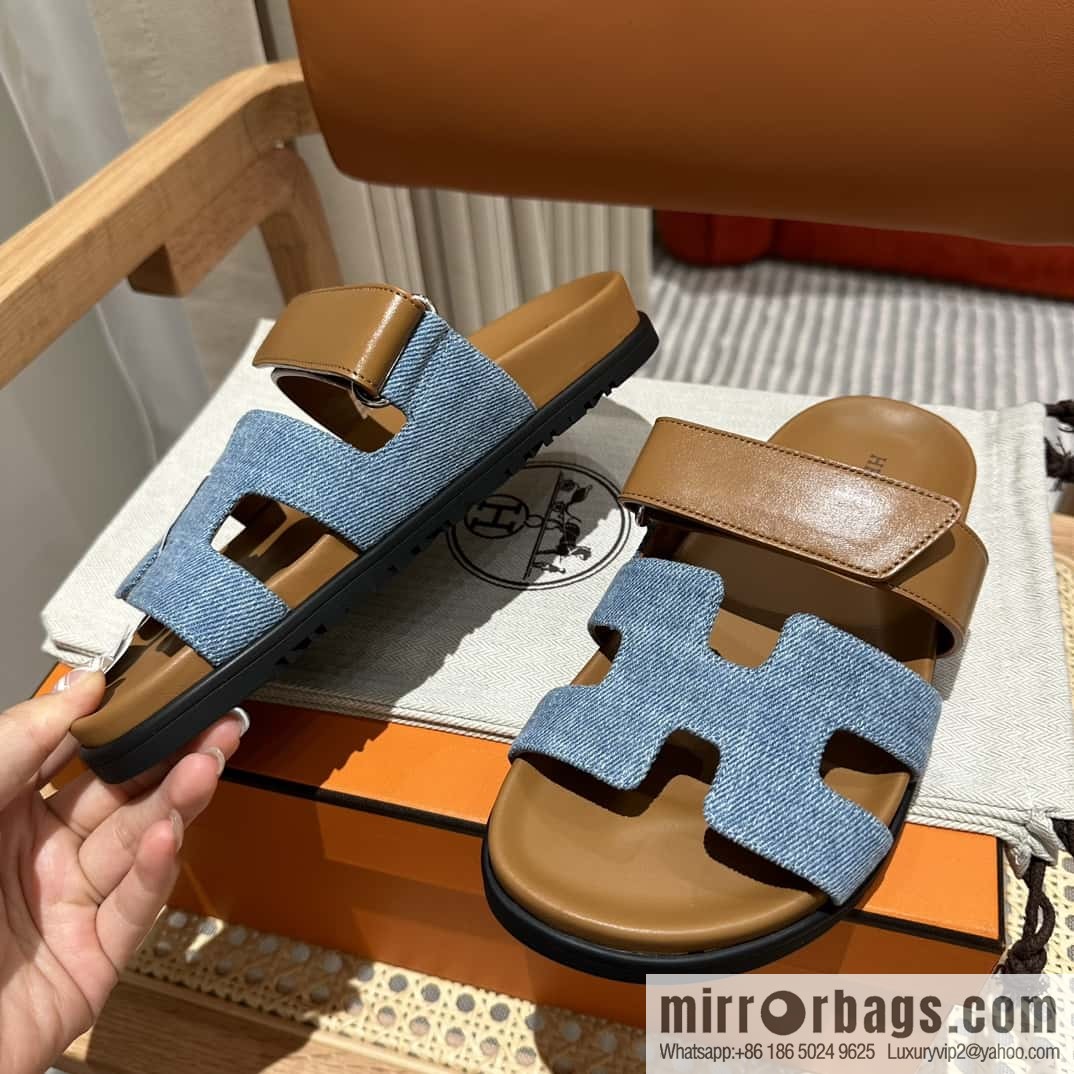 Hermès second uncle shoes 🐎🐎 denim