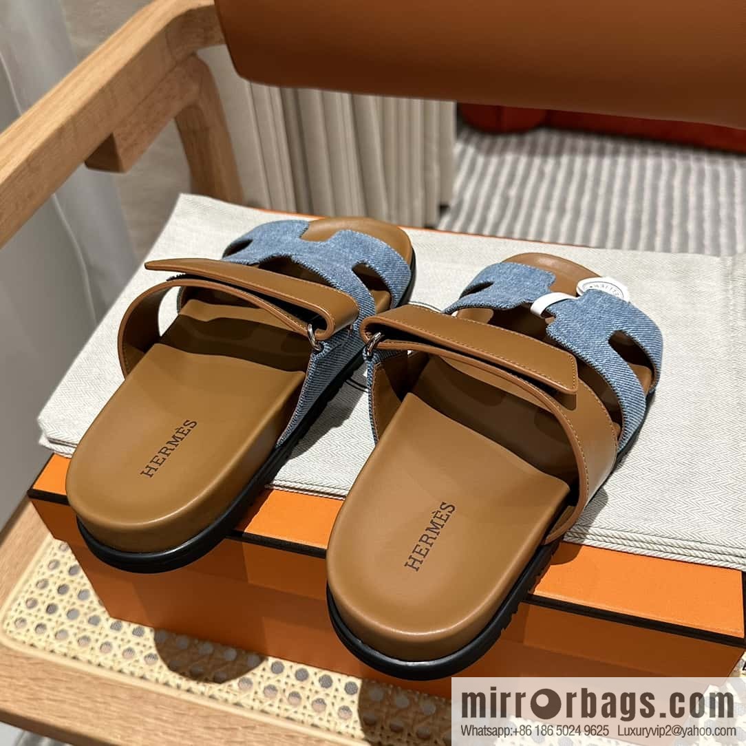 Hermès second uncle shoes 🐎🐎 denim