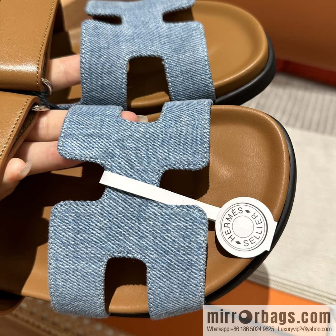 Hermès second uncle shoes 🐎🐎 denim