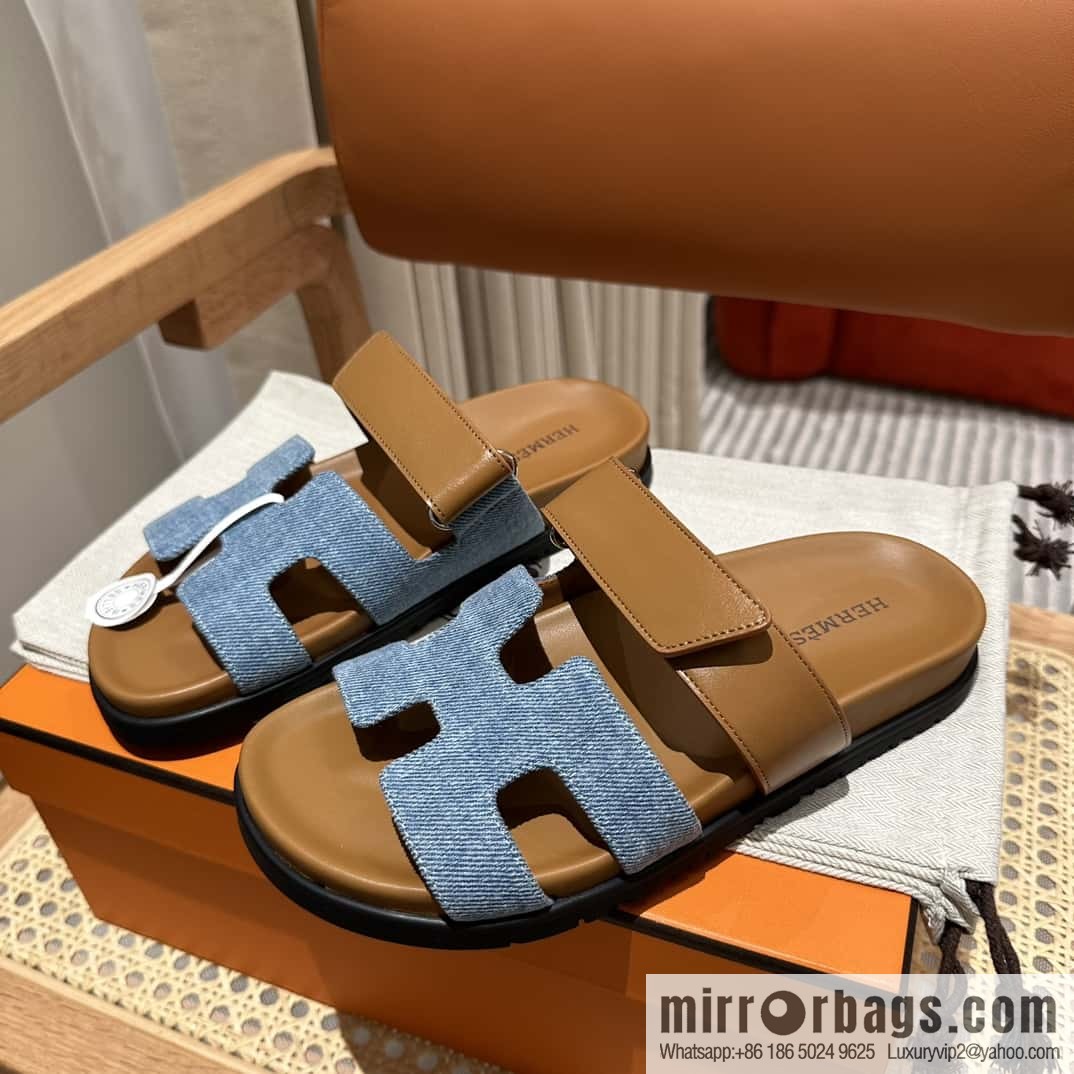 Hermès second uncle shoes 🐎🐎 denim
