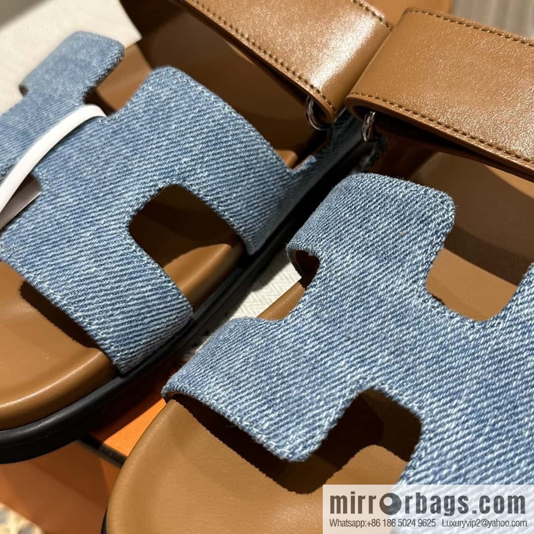 Hermès second uncle shoes 🐎🐎 denim