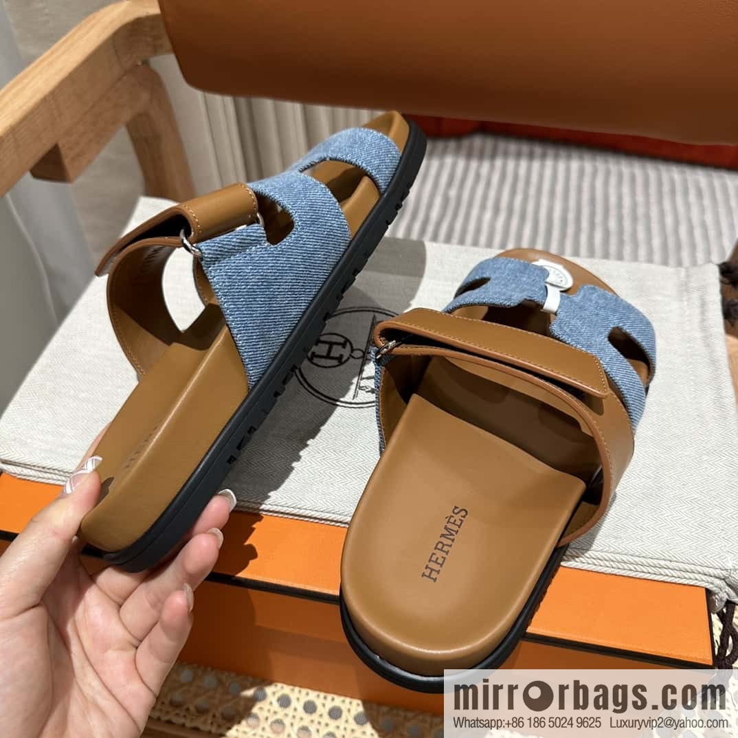 Hermès second uncle shoes 🐎🐎 denim