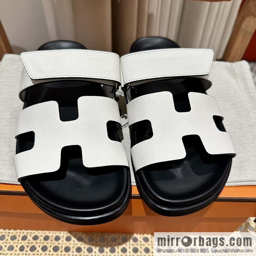 Hermès second uncle shoes 🐎🐎 palm print white