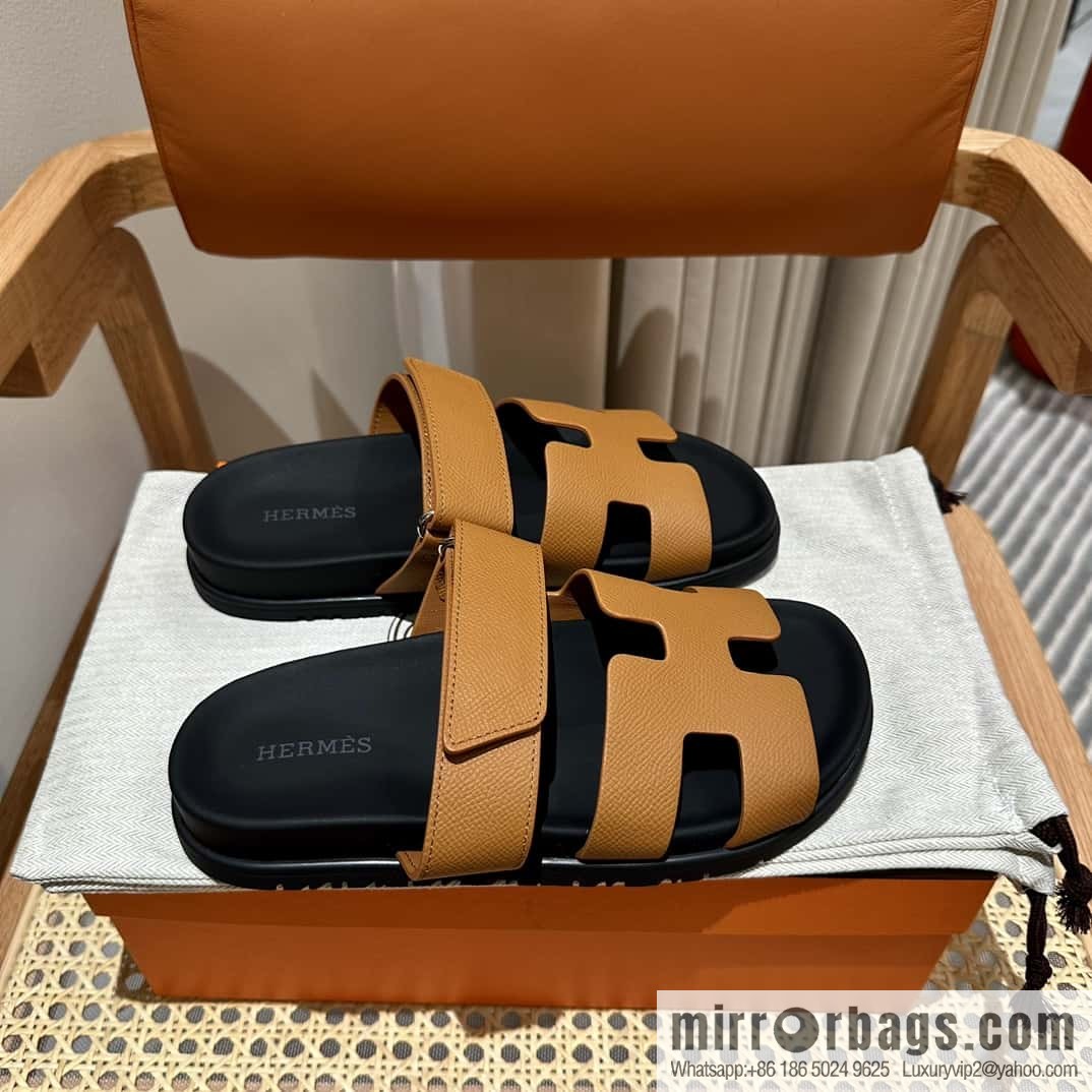 Hermès second uncle shoes 🐎🐎 palm print yellowish