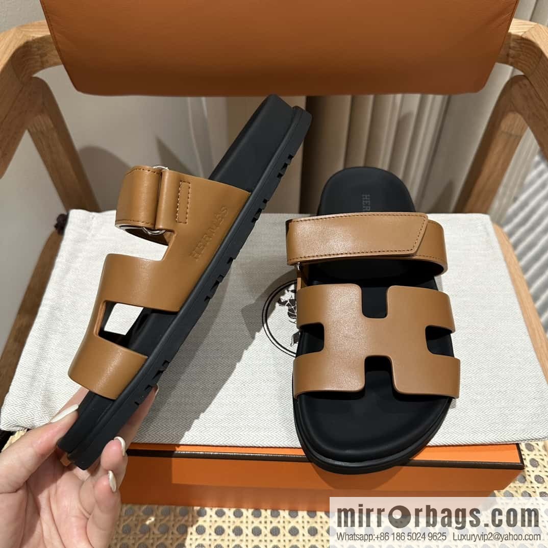 Hermès second uncle shoes 🐎🐎 plain gold brown