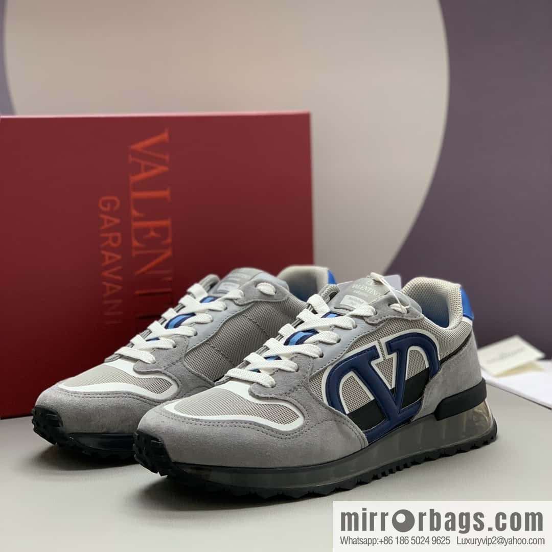 VALENTINO Valentino, men's low-top casual sneakers with rubber soles
