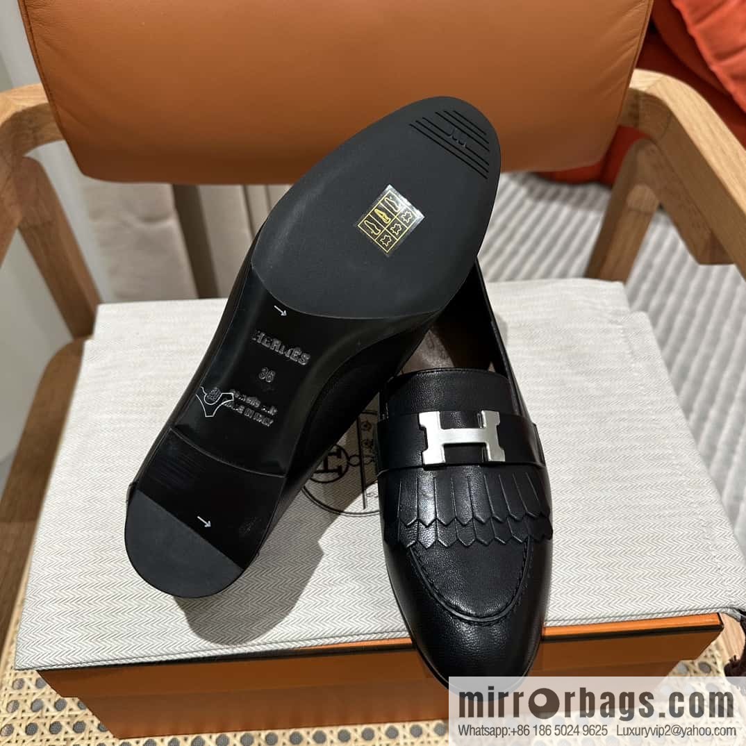 Hermès H Classic Loafers