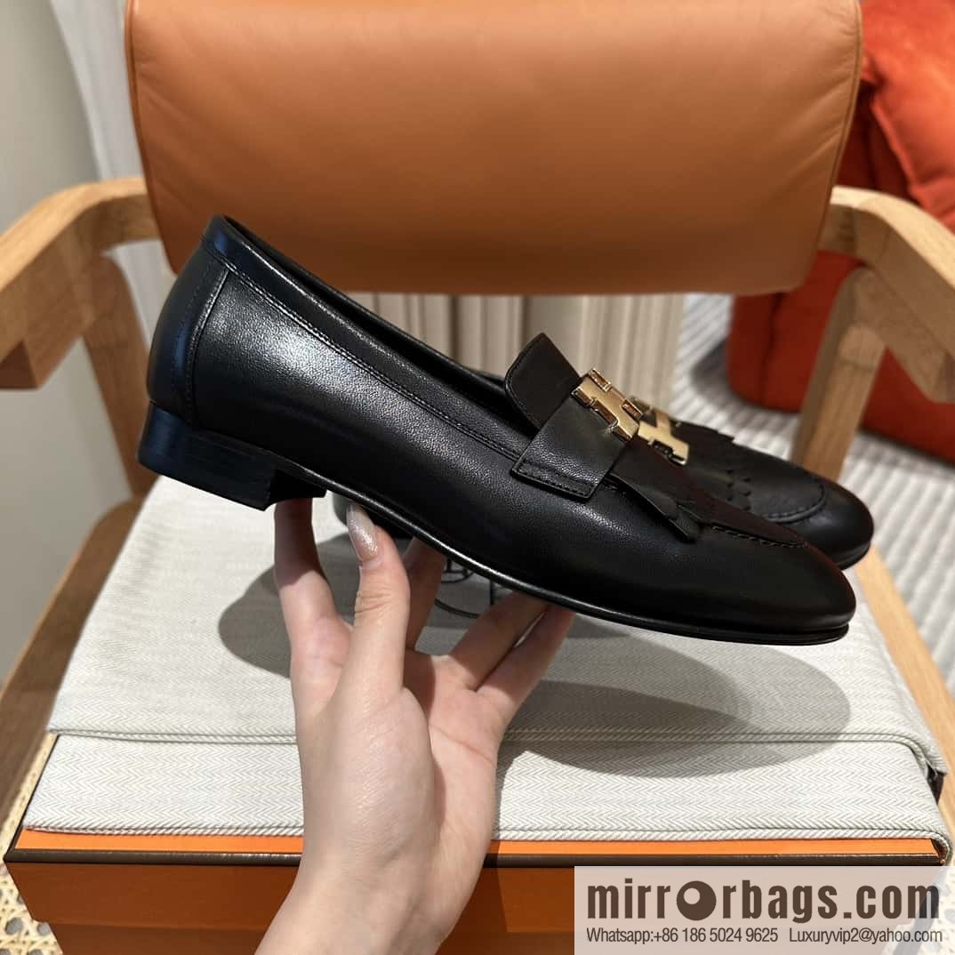 Hermès H Classic Loafers