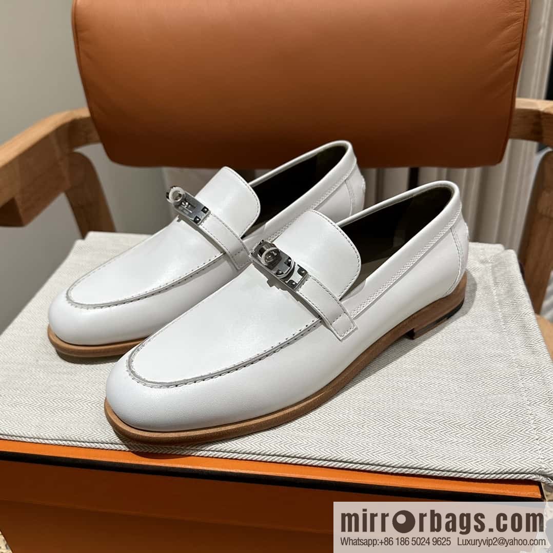 Hermès kelly buckle loafers