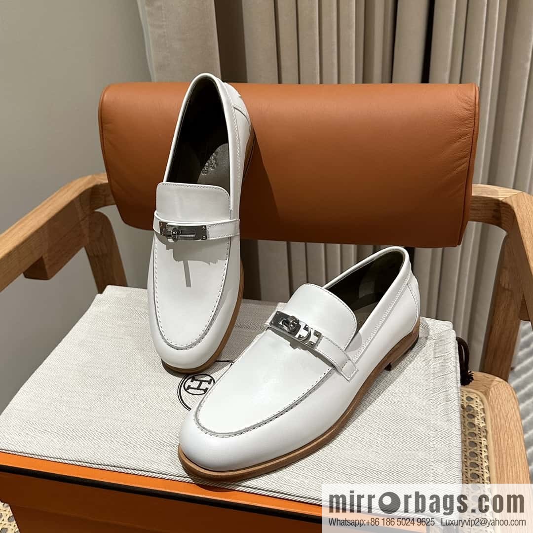 Hermès kelly buckle loafers