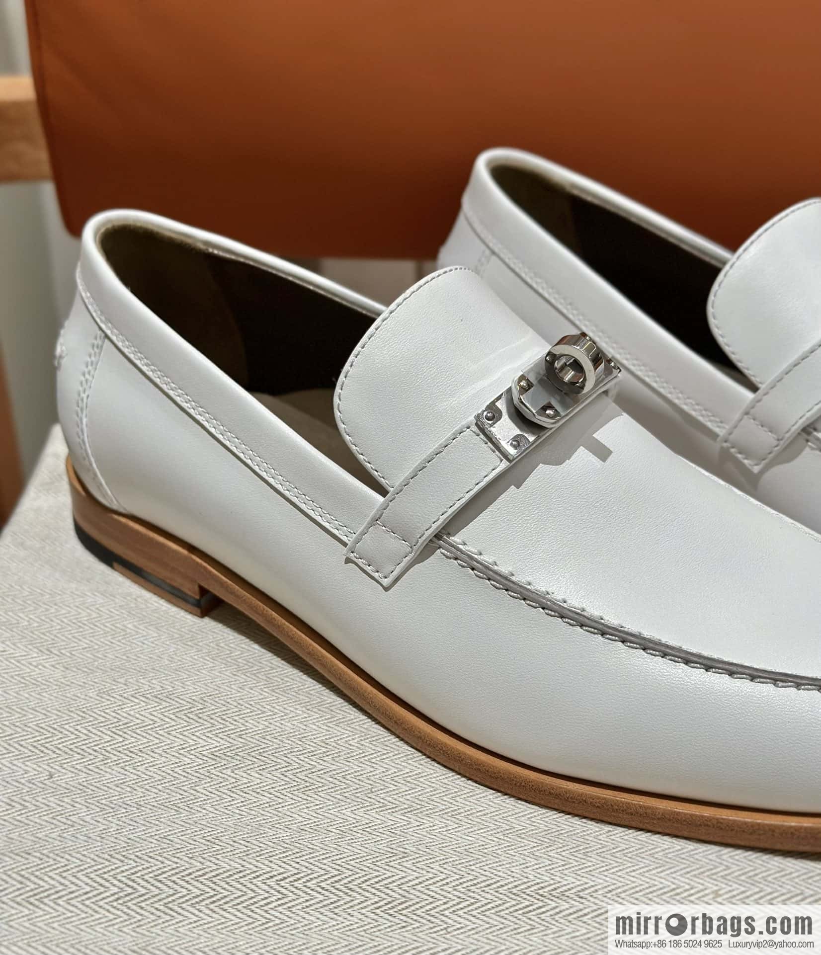 Hermès kelly buckle loafers