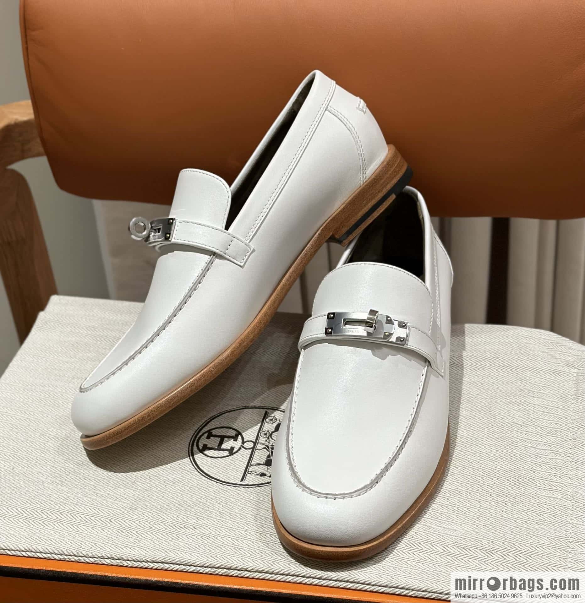 Hermès kelly buckle loafers