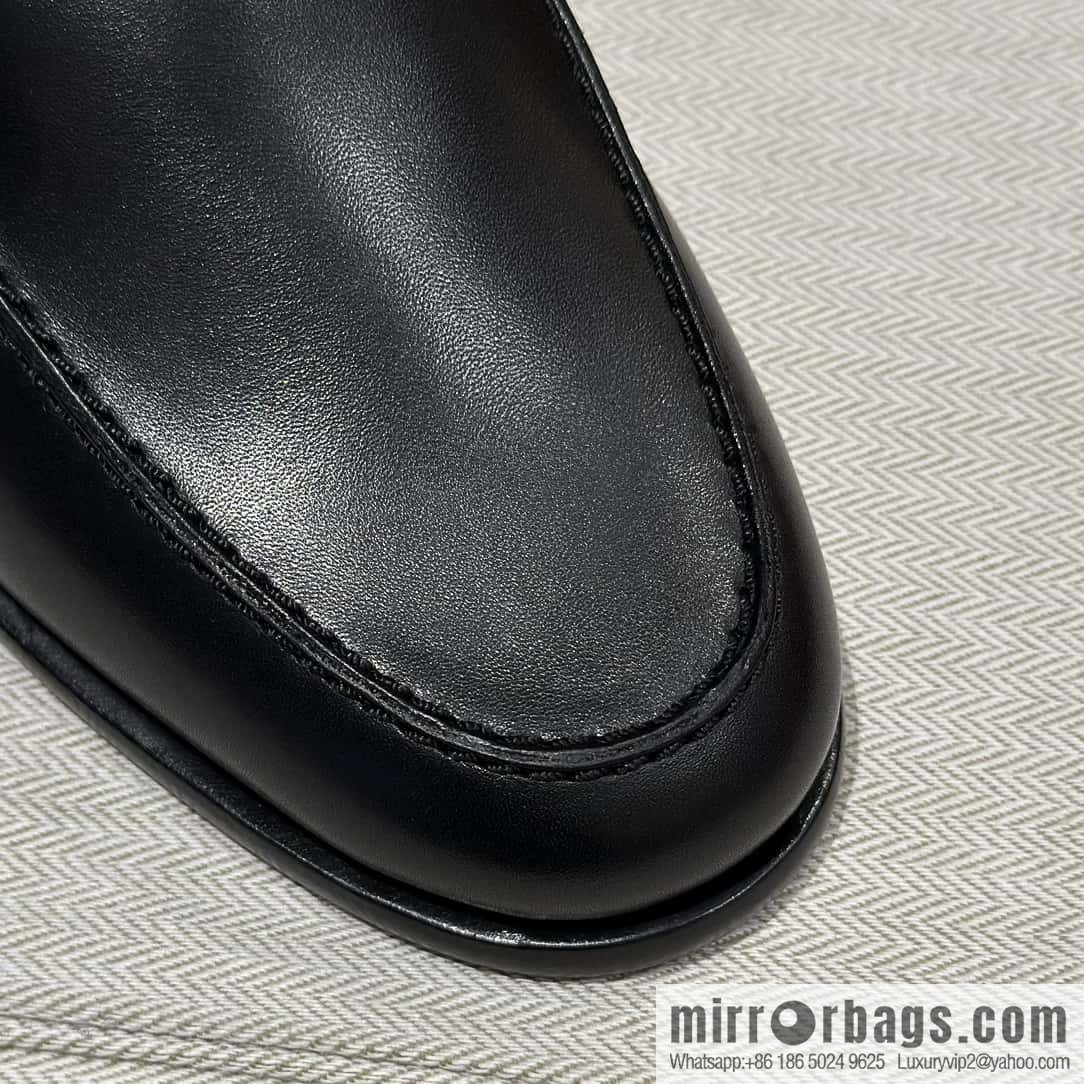 Hermès kelly buckle loafers