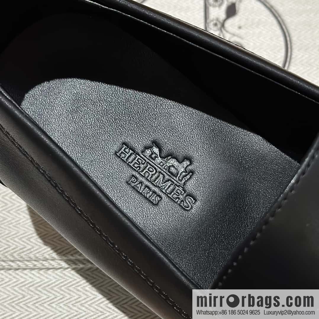 Hermès kelly buckle loafers