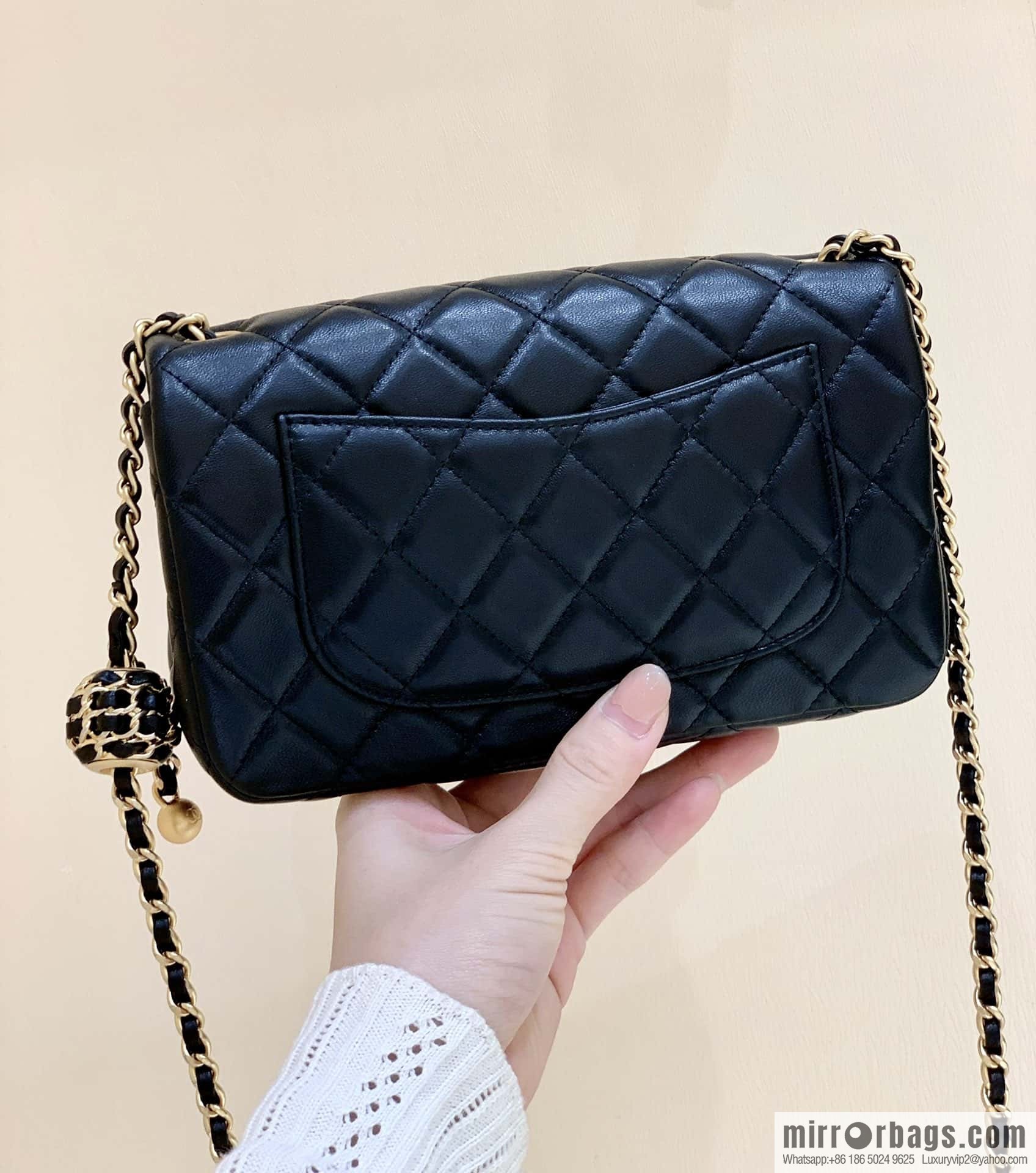 CHANEL 22P Latest Walnut Golden Ball AS1787