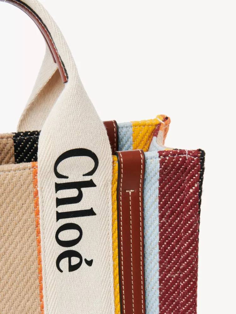 Chloe Rainbow 🌈 Woody tote bag, small 26CM