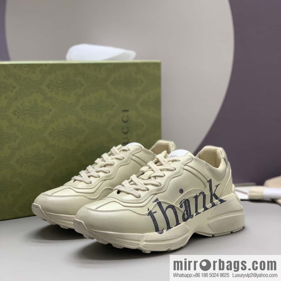 GUCCI men's and women's retro sneakers