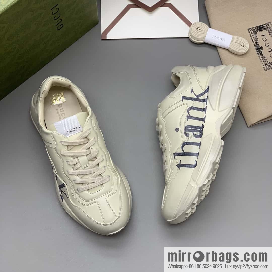 GUCCI men's and women's retro sneakers