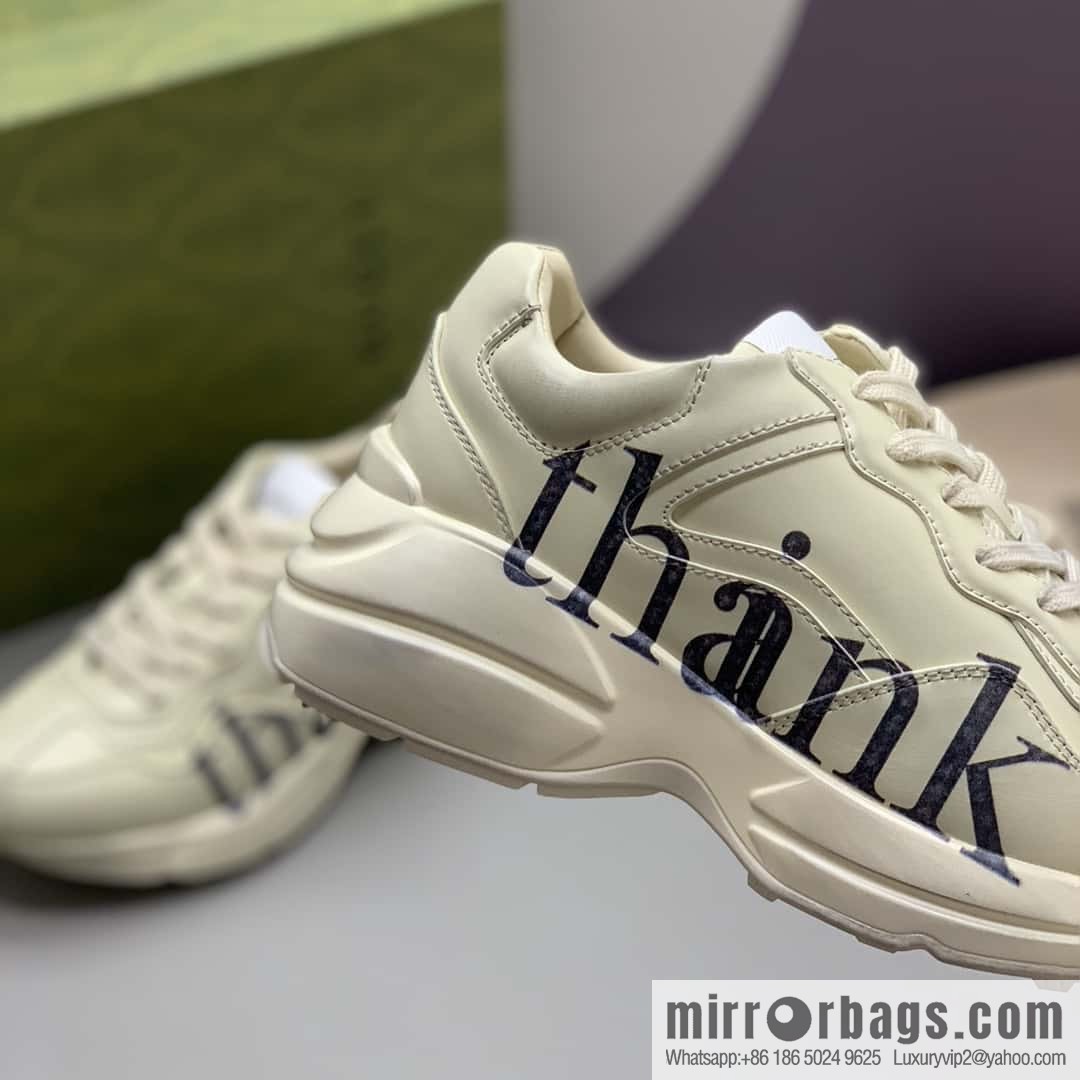 GUCCI men's and women's retro sneakers