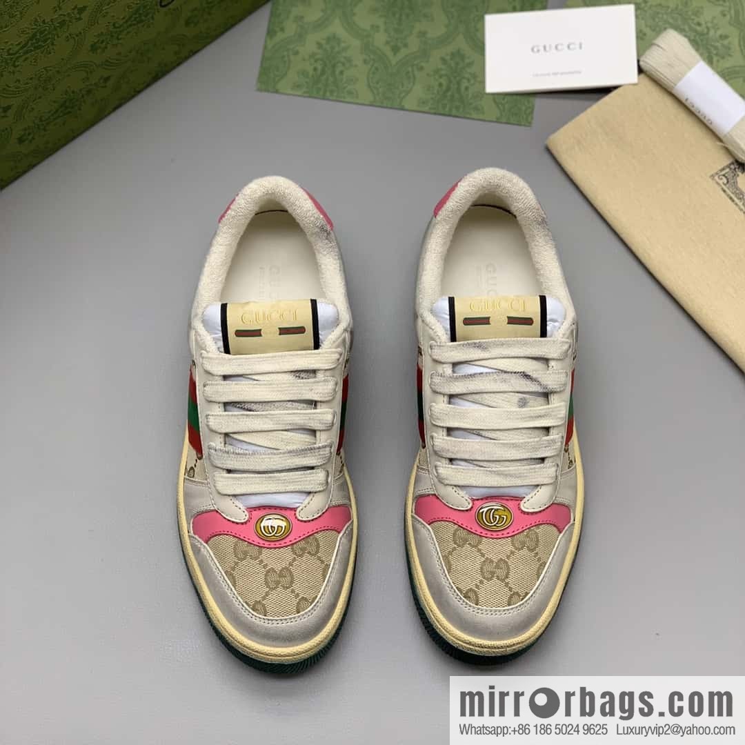 Gucci Gucci, side striped webbing, women's small dirty shoes.