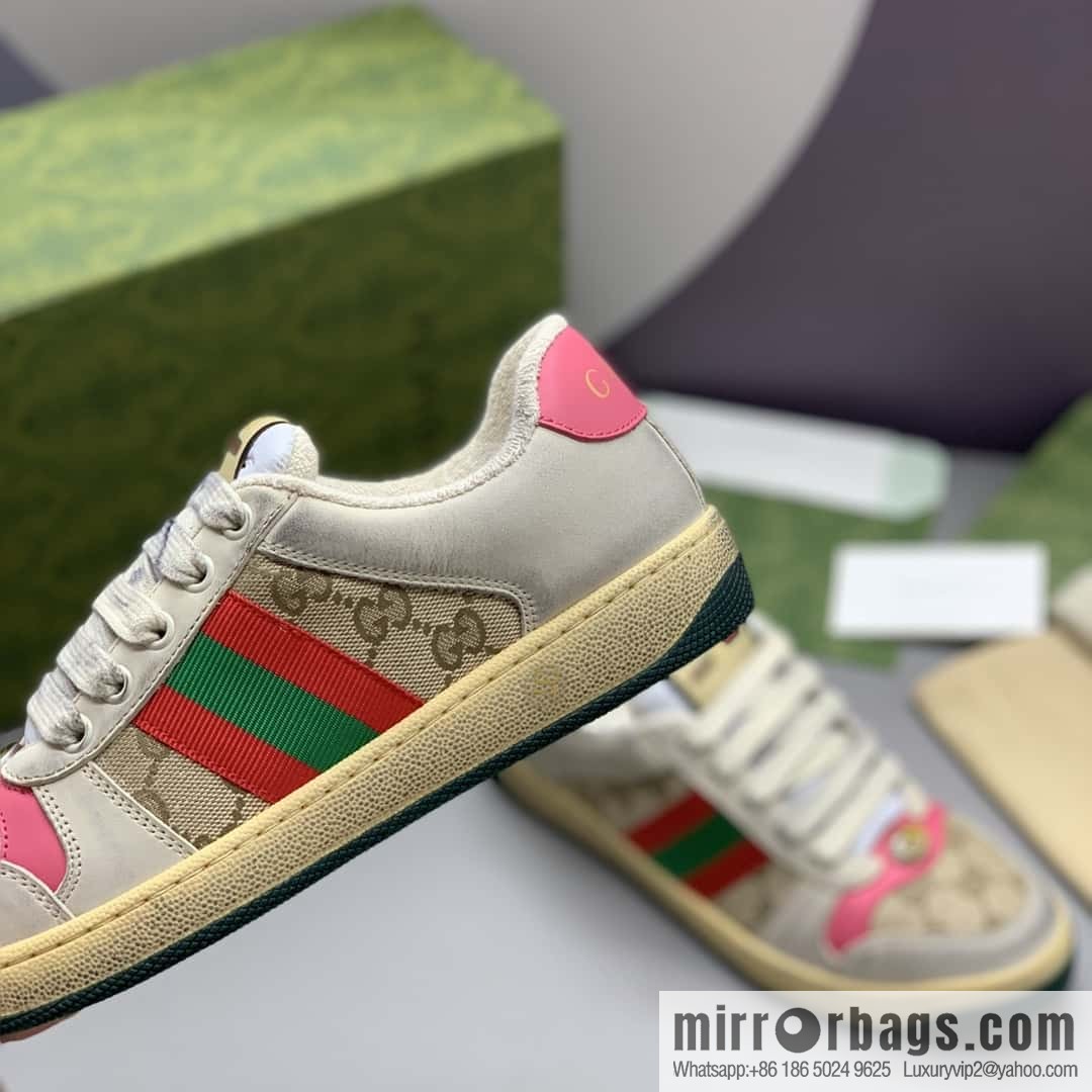 Gucci Gucci, side striped webbing, women's small dirty shoes.