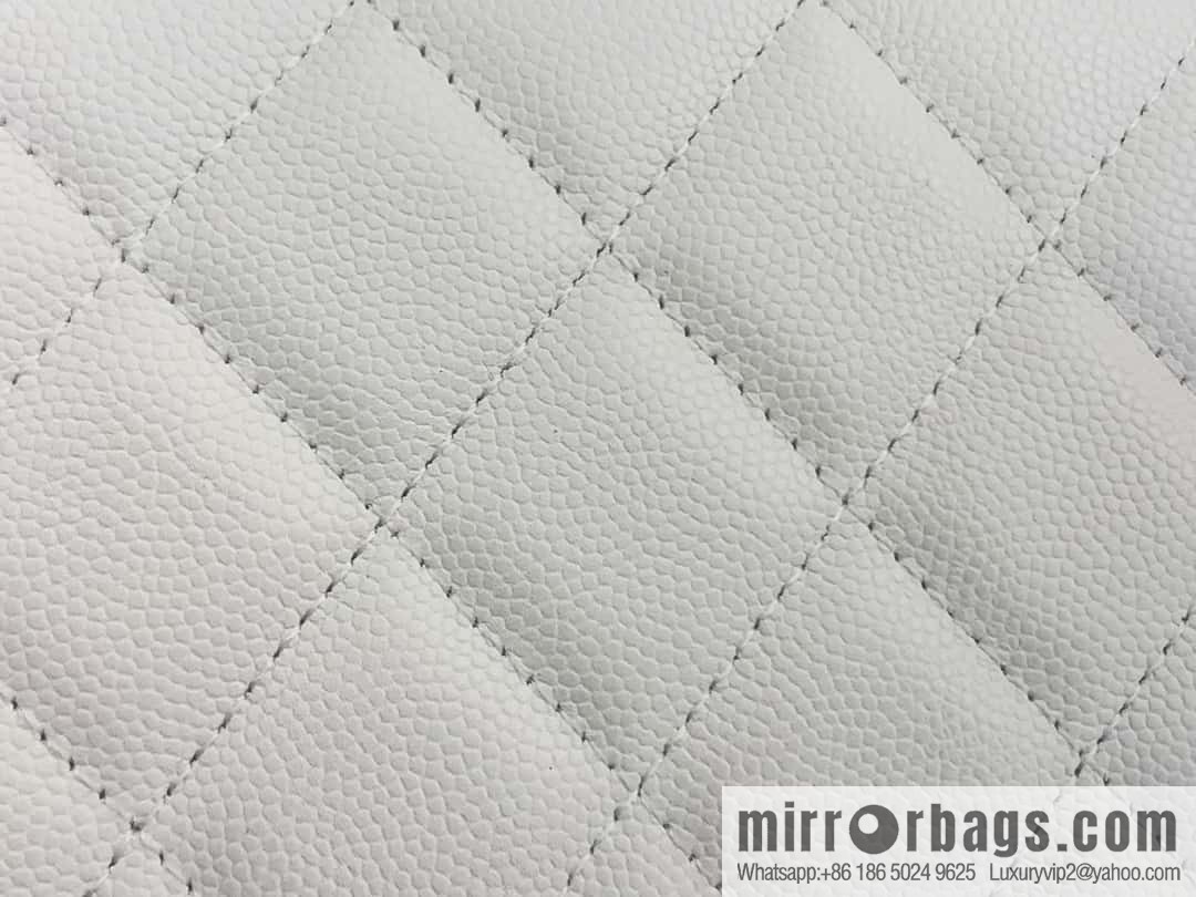 CHANEL 2022cc spring/summer collection, enamel handle small satchel AP2758 white