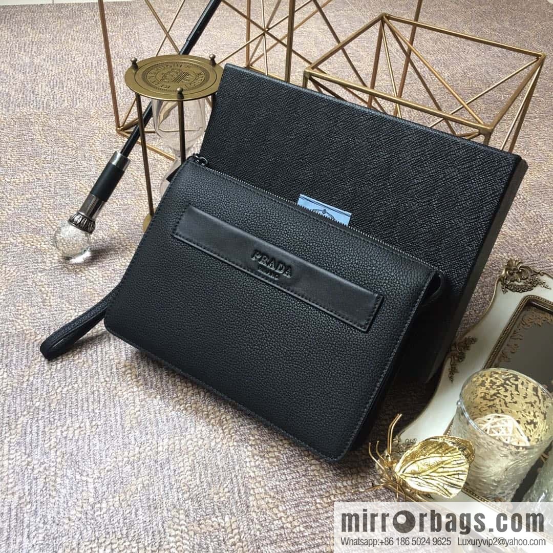 PRADA imported suede pattern, full leather inside and outside, new handbag 001A