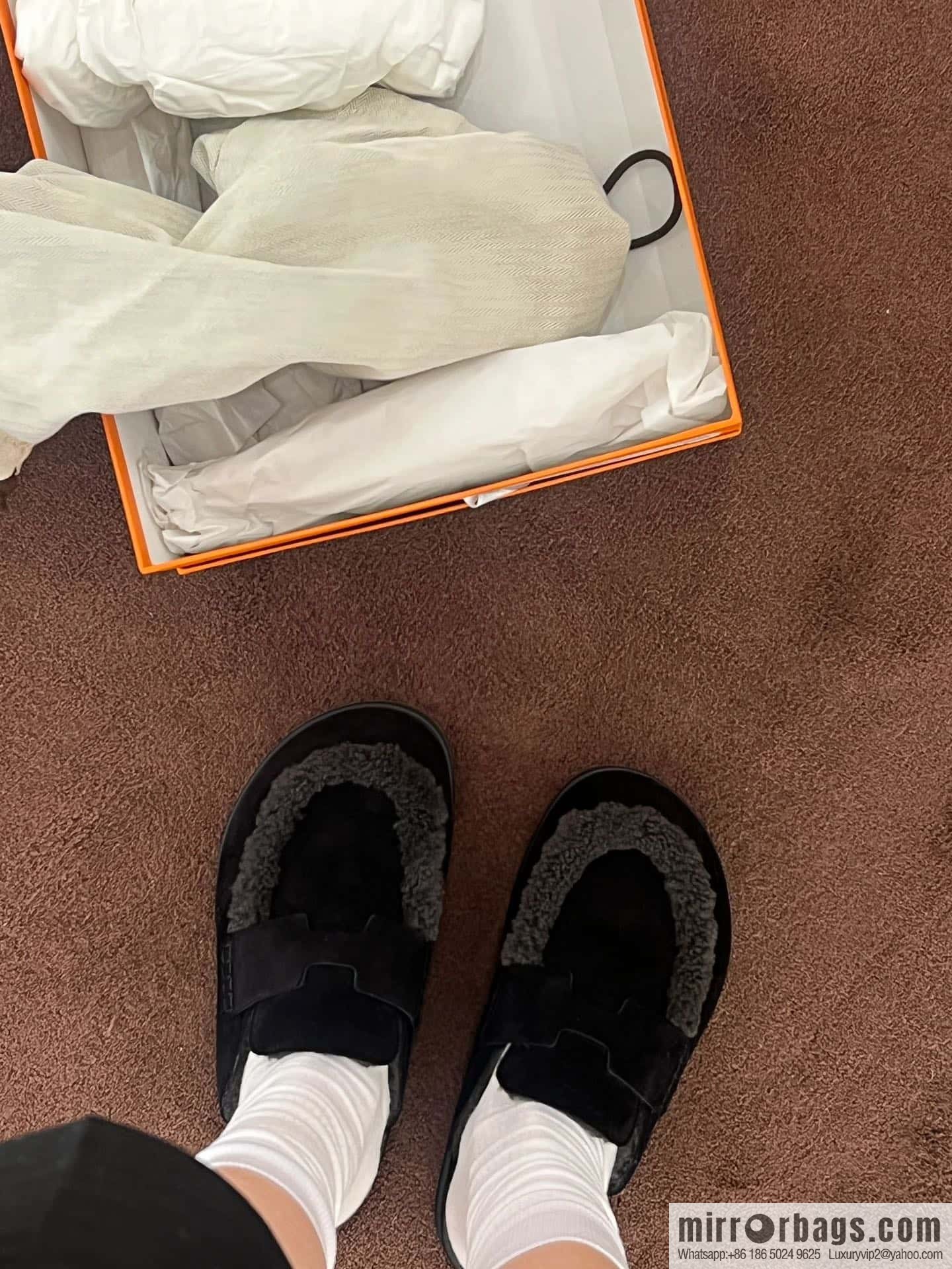 Hermès Müller half-tow Birkenstocks