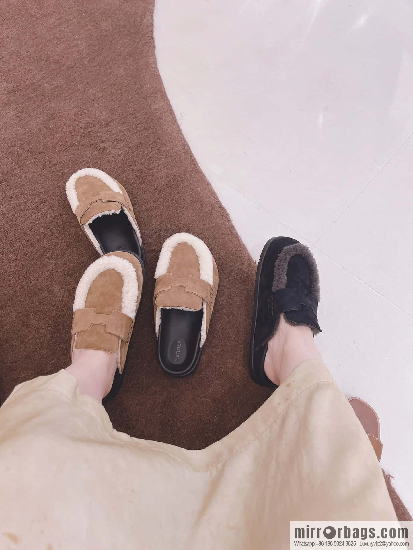 Hermès Müller half-tow Birkenstocks