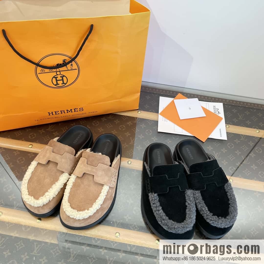Hermès Müller half-tow Birkenstocks