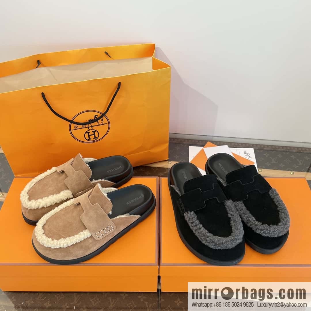 Hermès Müller half-tow Birkenstocks