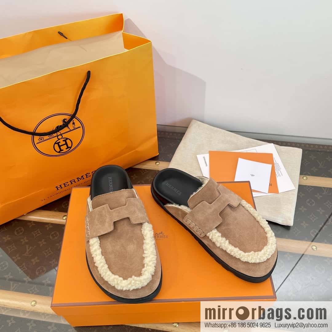 Hermès Müller half-tow Birkenstocks