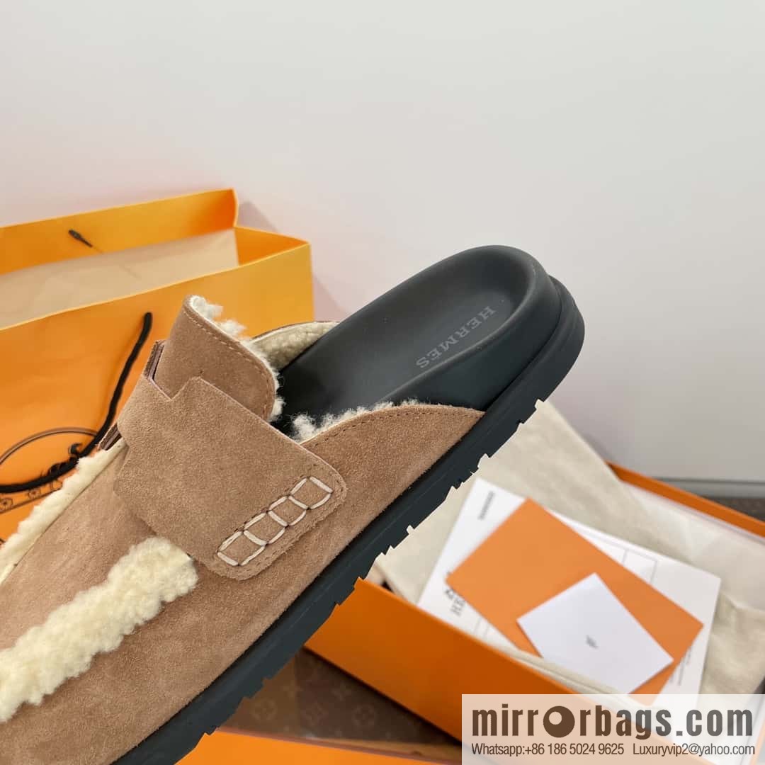 Hermès Müller half-tow Birkenstocks