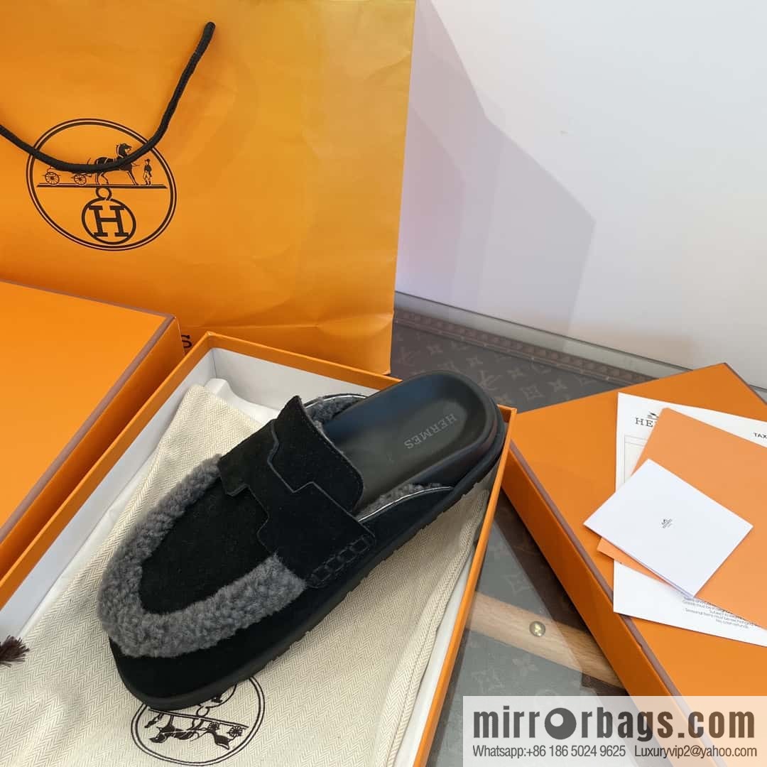 Hermès Müller half-tow Birkenstocks