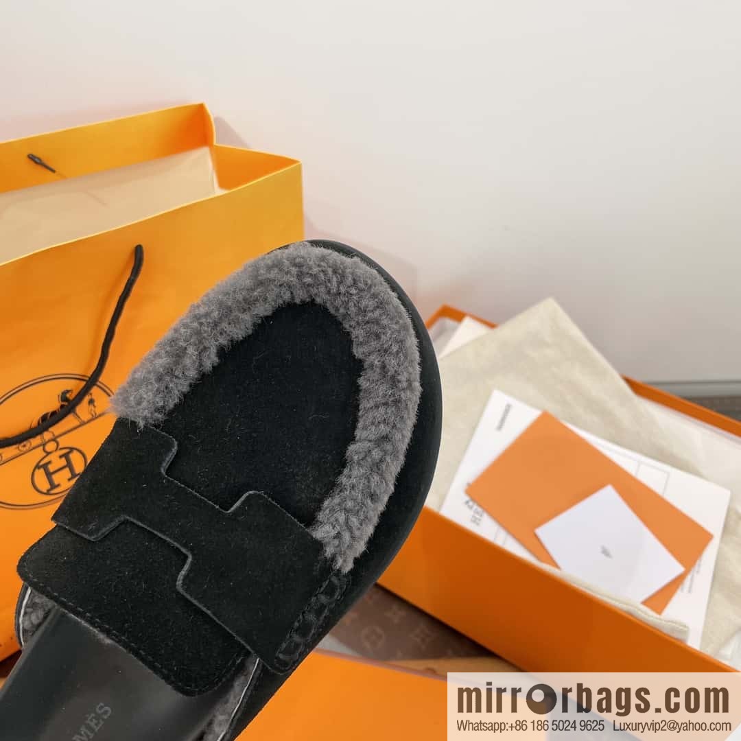 Hermès Müller half-tow Birkenstocks