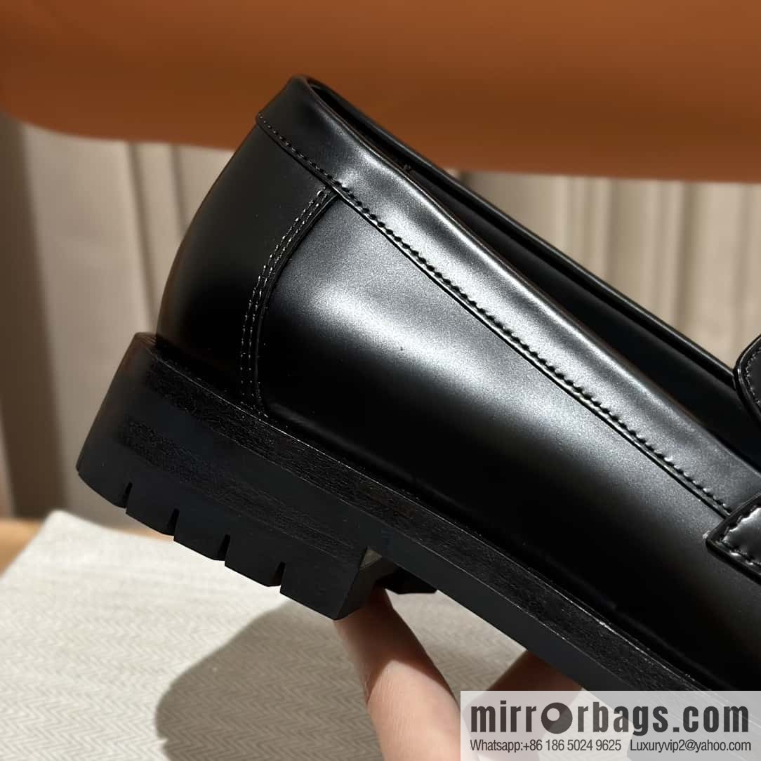Hermès new platform H loafers
