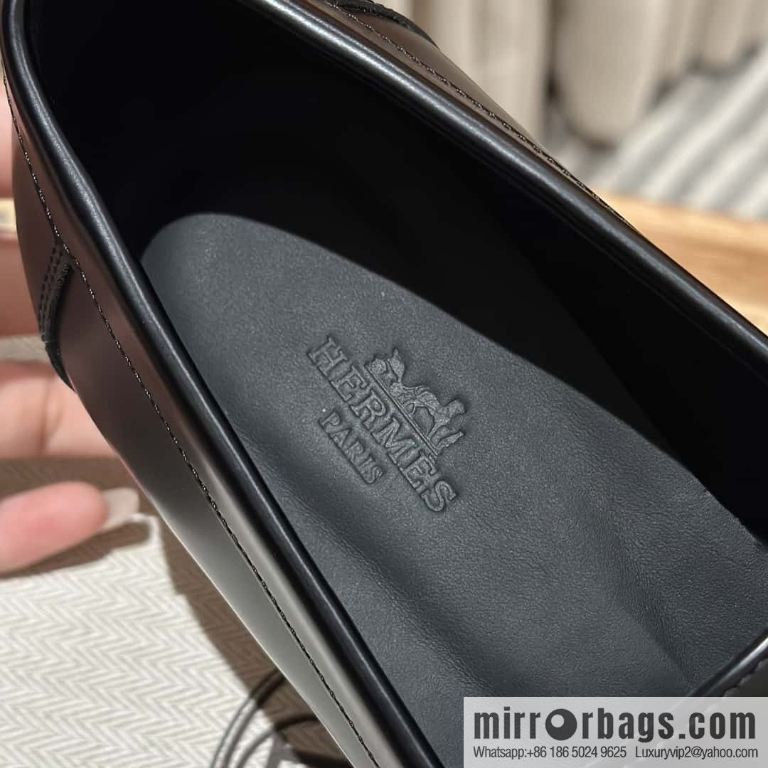 Hermès new platform H loafers