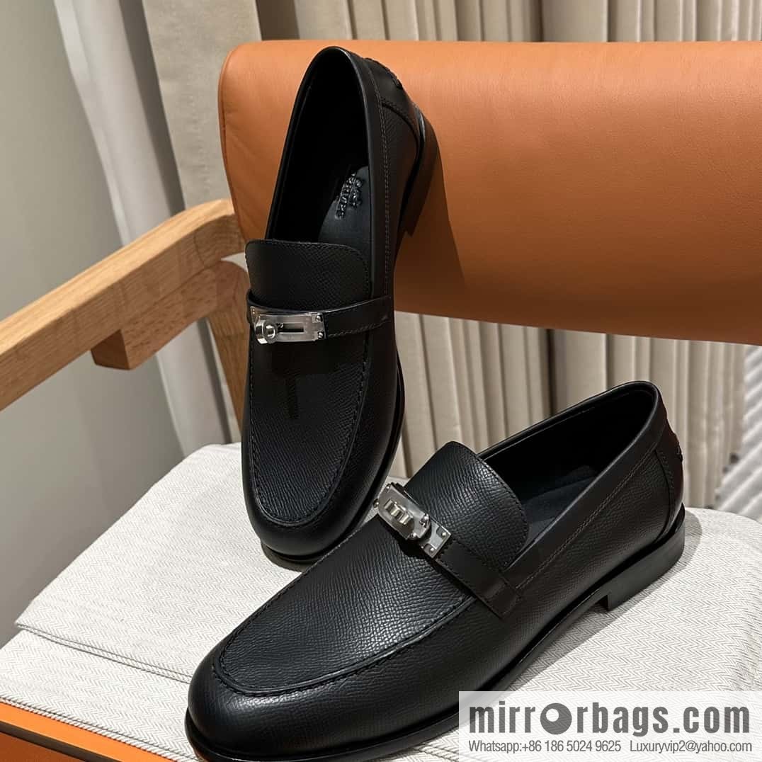 Hermès kelly buckle loafers