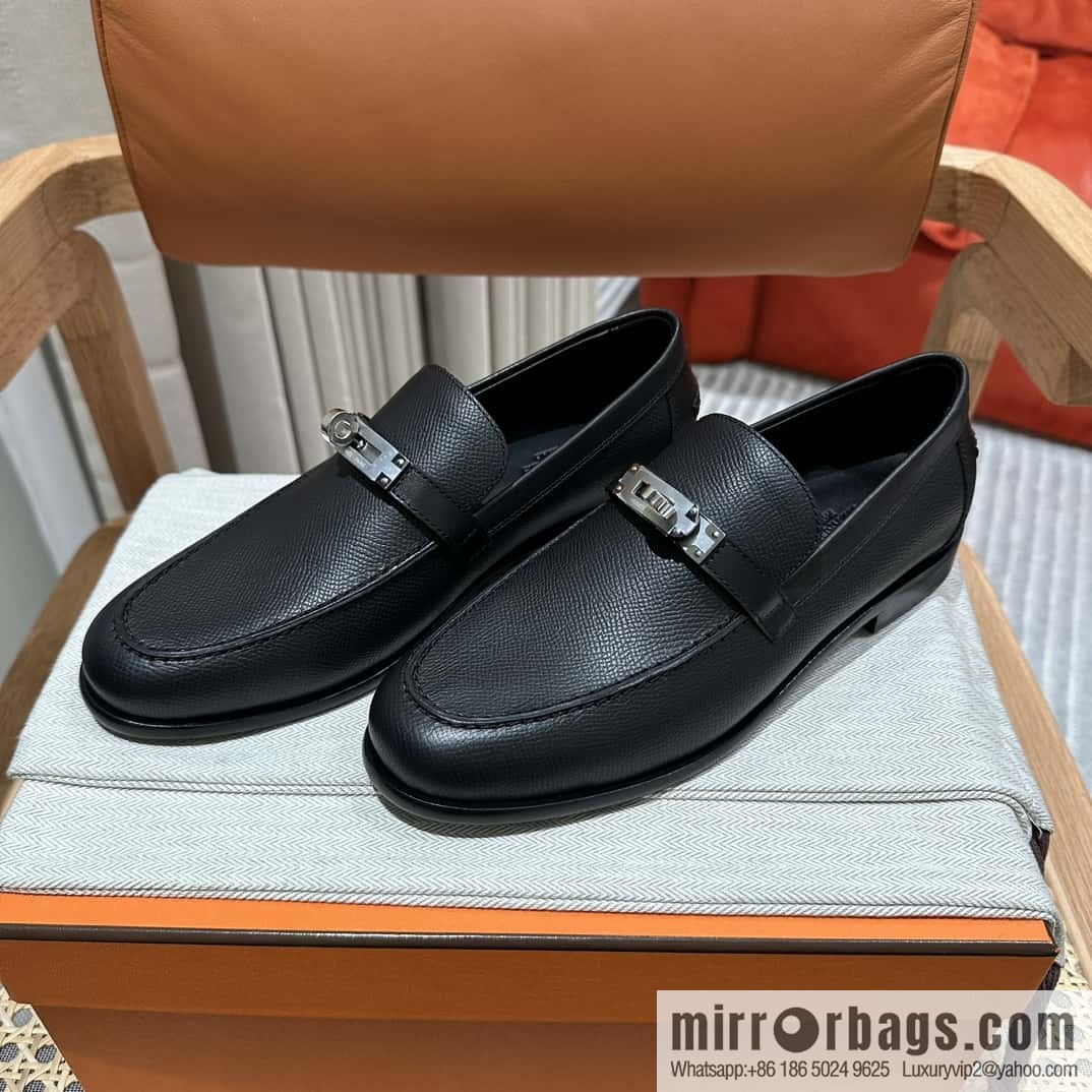 Hermès kelly buckle loafers