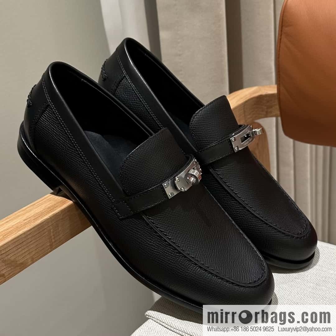 Hermès kelly buckle loafers