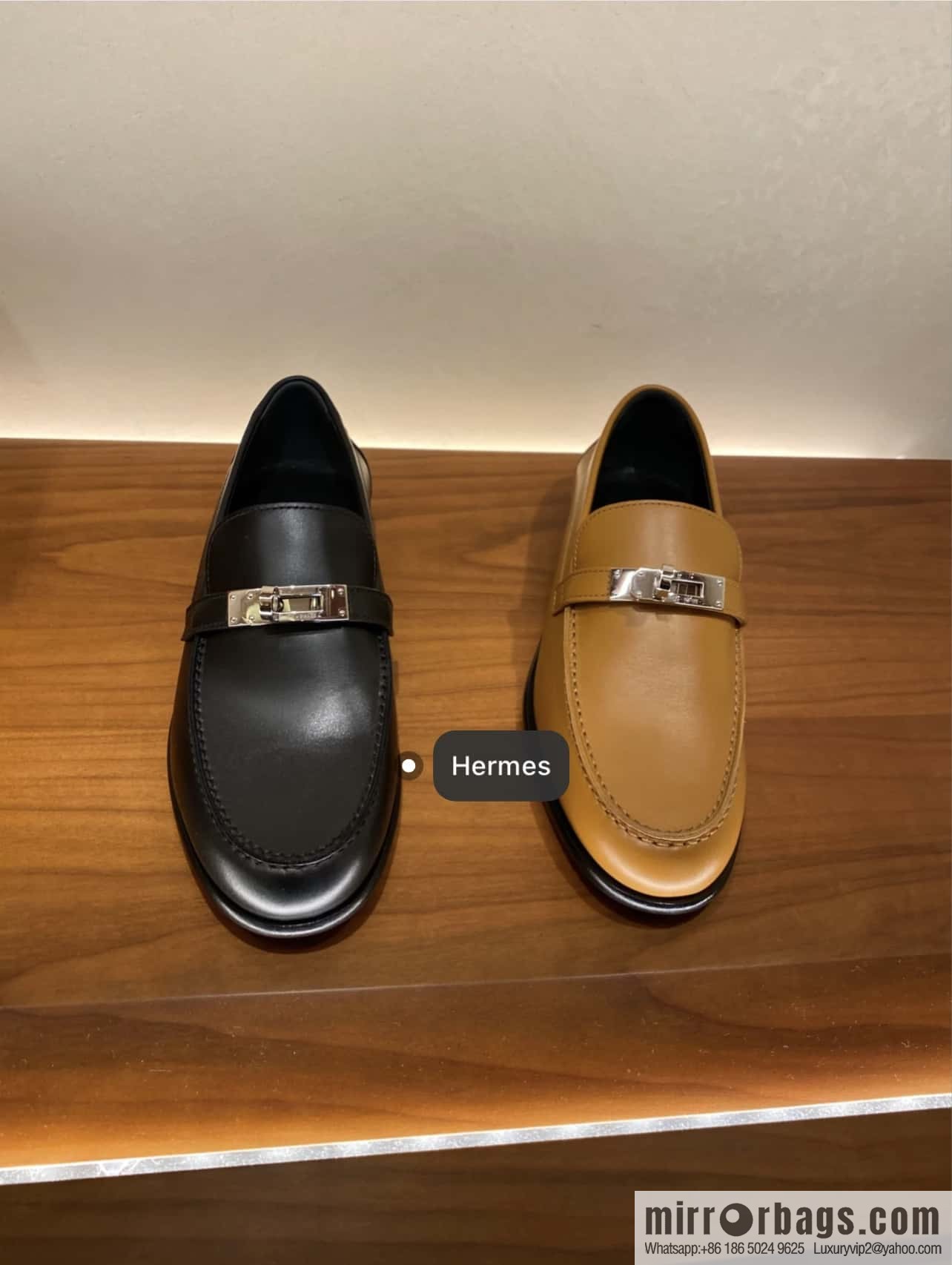 Hermès kelly buckle loafers