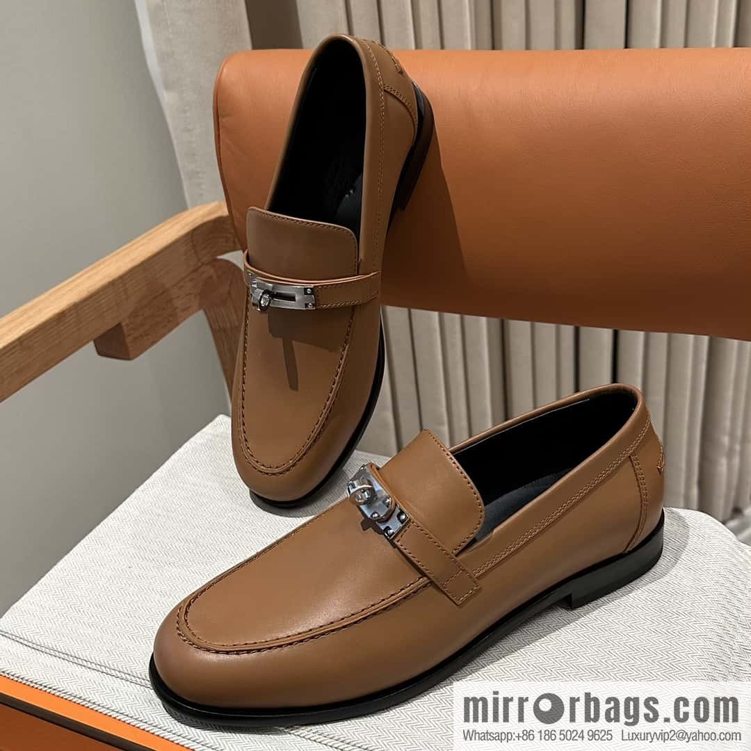 Hermès kelly buckle loafers