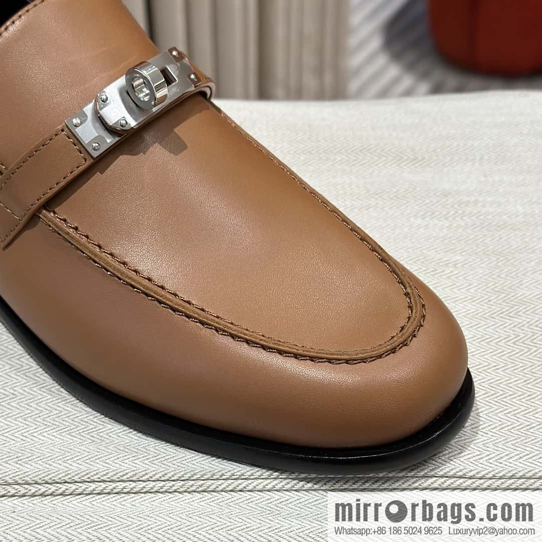 Hermès kelly buckle loafers