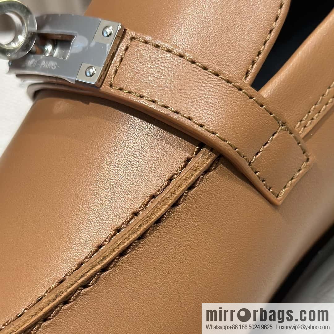 Hermès kelly buckle loafers