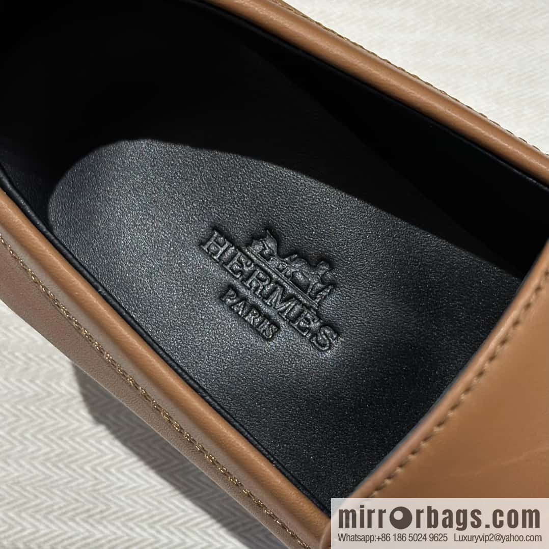 Hermès kelly buckle loafers