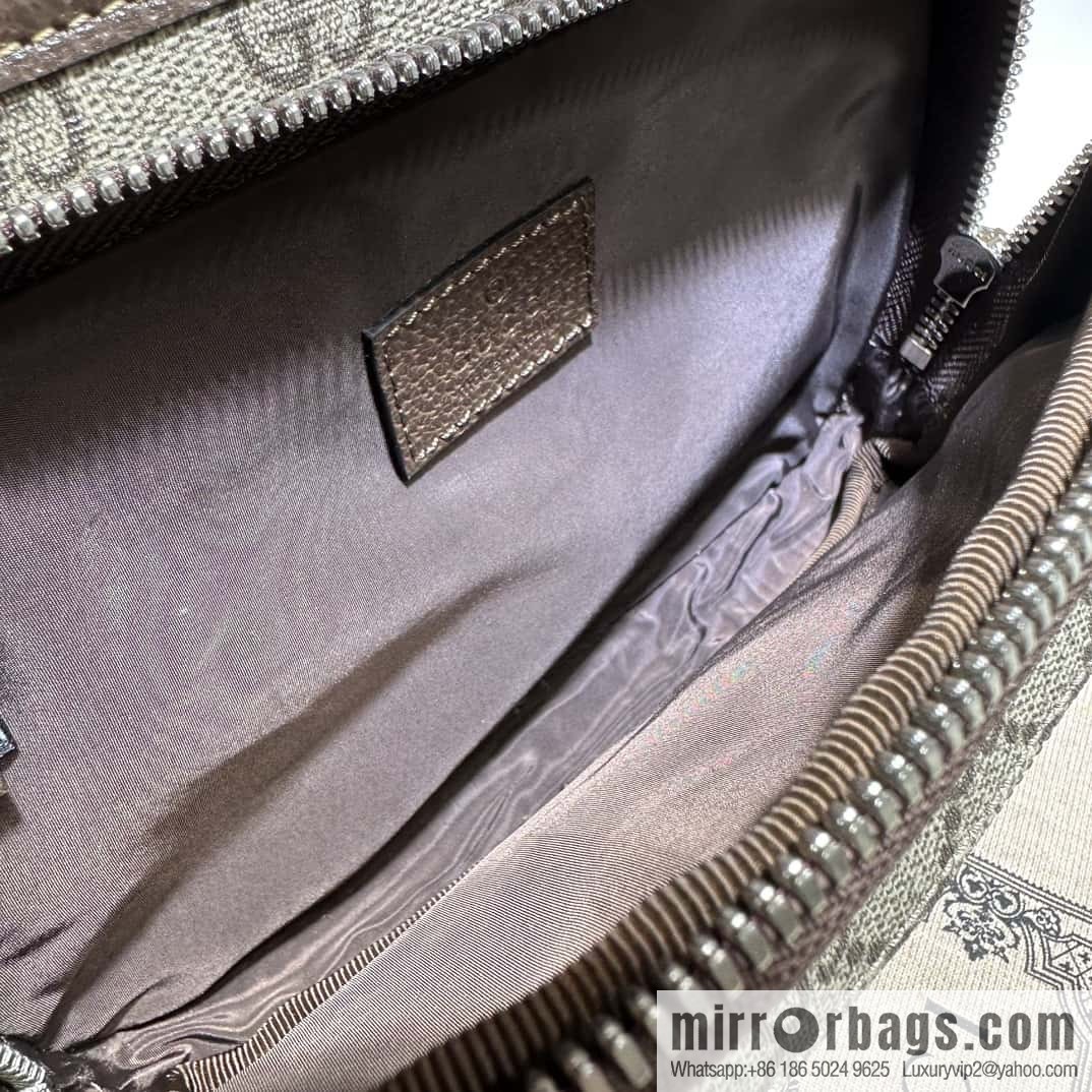 GUCCI GG fanny pack 760217 coffee PVC